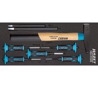 HAZET 163-510/8 Jeu de poinçons pour pinces ∙ 392 mm x 172 mm ∙ Nombre d'outils : 8