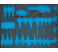 HAZET 163-526L Flacon en mousse souple à 2 composants ∙ 519 mm x 392 mm