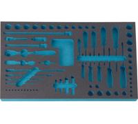 HAZET 163-53L Plateau en mousse souple à 2 composants ∙ 519 mm x 342 mm