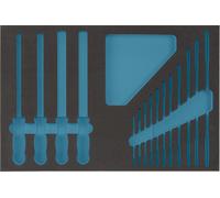 HAZET 163-55L Plateau en mousse souple à 2 composants ∙ 519 mm x 342 mm