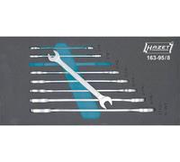 Hazet 163-95/8 Jeu de clés plates doubles 8 pièces Ouverture de clé (métrique) 6 - 22 mm