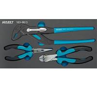HAZET 163-96/3 Jeu de pinces ∙ 342 mm x 172 mm ∙ Nombre d'outils : 3