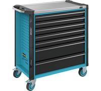 Hazet 179NXL-7 Servante datelier Tôle dacier Couleur: bleu, noir