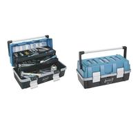 Hazet 190L-2 Boîte à outils vide plastique noir, bleu, argent