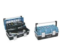 Hazet 190L-2 Boîte à outils vide plastique noir, bleu, argent
