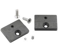 Hazet 1932-2/6 Kit de pièces de rechange/1 paire de mâchoires/30 mm de large/2 vis/2 douilles élastiques