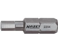 Hazet 2204-7 Embout-tournevis hexagone massif 1/4''/profil à 6 pans intérieurs Taille 7 longueur 25 mm