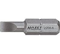 Hazet 2208-4 Embout-tournevis hexagone massif 1/4''/profil à fente Taille 0,5 x 4 longueur 25 mm