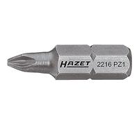 Hazet 2216-PZ1 Embout-tournevis hexagone massif 1/4'' Taille PZ1 longueur 25 mm