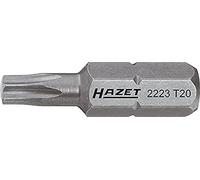 Hazet 2223-T27 Embout-tournevis hexagone massif 1/4'' torx intérieur Taille T 27 longueur 25 mm