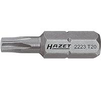 HAZET Embout Torx 2223-T7 – TORX intérieur T7, 35 mm, hexagone massif 6,3 mm (1/4 pouce)