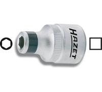 HAZET Adaptateur 2250-4 - carré creux 1/2 (12,5 mm) vers hexagone creux 1/4 (6,3 mm) 35 mm
