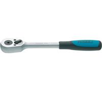 HAZET 2264-1 Clé à cliquet réversible pour embouts de vissage ∙ Douille hexagonale 5/16 pouce (8 mm) ∙ 200 mm