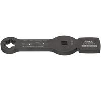 HAZET 2784SR-1 Clé à chocs en étoile ∙ Profil spécial ∙ Avec 2 surfaces d'impact ∙ Carré creux 1/2 pouce (12.5 mm) ∙ Profil fendu ∙ 220 mm