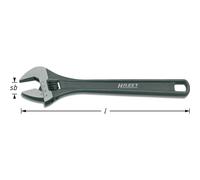 Hazet 279-12 Clé à molette Ouverture de clé (métrique) 34 mm
