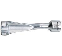 Hazet 4550-2 Clé pour conduite d'injection/carré creux 12,5 mm/profil à 12 pans extérieurs Taille 19 longueur 119 mm