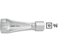 HAZET Clé pour tuyau d'injecteur 4550-3 ∙ Carré creux 10 mm (3/8 pouce) ∙ Profil à 12 pans extérieurs ∙ 17 HAZET Quantité:1