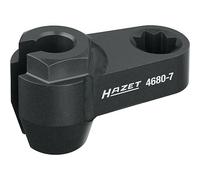 HAZET 4680-7 Insert pour sonde de gaz d'échappement, entraînement 1/2" double carré, ouverture de clé 14 mm, pour sondes de température de gaz d'échappement, convient pour NISSAN, RENAULT, BMW…