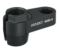 HAZET 4680-9 Insert pour sonde de gaz d'échappement, entraînement 1/2" double carré, ouverture de clé 19 mm, pour sondes de température de gaz d'échappement, convient pour MERCEDES, SEAT…