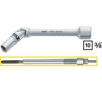 HAZET Clé pour bougies de préchauffage 4760-2 ∙ Carré creux 10 mm (3/8 pouce) ∙ Profil à 6 pans extérieurs ∙ 8 HAZET Quantité:1