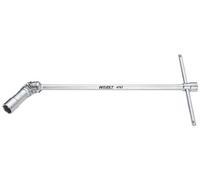 Hazet 4767AKF Clé à bougies/carré creux 12,5 mm/profil à 6 pans extérieurs Taille 16 5/8 longueur 480 mm