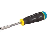 HAZET 6001-1.5/3 Tournevis dynamométrique ∙ Couple min-max : 0.6 - 1.5 Nm ∙ Tolérance : 10% ∙ Hexagone creux 1/4 pouce (6.3 mm) ∙ Nombre d'outils : 3