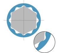 Hazet 600N/17N Jeu de clés mixtes 17 pièces Ouverture de clé (métrique) 7 - 27 mm