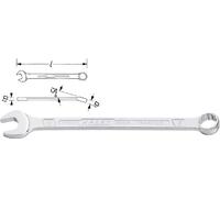 Hazet 600NA-3/8 Clé mixte/profil à 12 pans extérieurs Taille 3/8 longueur 154,5 mm