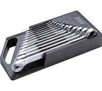 Hazet 610N/12RS Jeu de Clés polygonales doubles/profil traction à 12 pans extérieurs/nombre d'outils 12