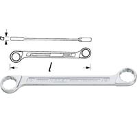 Hazet 610N-20X22 Clé polygonale double Ouverture de clé (métrique) 20 - 22 mm