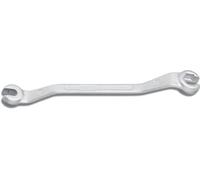 Hazet 612N-10X11 Clé polygonale double ouverte/profil à 6 pans extérieurs Taille 10 x 11 longueur 172 mm