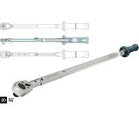 Hazet 6132-1CT 6132-1CT Clé dynamométrique avec cliquet réversible 3/4 (20 mm) 162.7 - 813.5 Nm