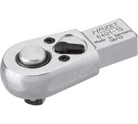 HAZET 6401-1S Tête de cliquet réversible ∙ Insert carré 9 x 12 mm ∙ Carré plein 1/4 pouce (6,3 mm) ∙ 46,5 mm