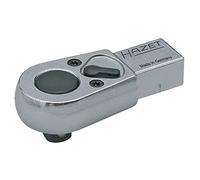 Hazet 6402-1 Attache mâle à cliquet réversible carré femelle 9 x 12 mm/carré massif 10 mm longueur 61 mm