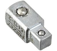 Hazet 6413-2 Carré traversant/carré massif 10 mm/carré massif 6,3 mm longueur 22 mm