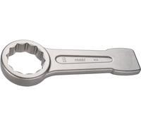 HAZET 642-100 Clé à anneau à chocs ∙ Profil extérieur à double hexagone ∙ 100 mm