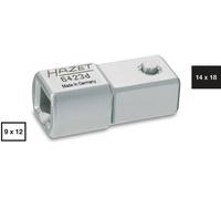 HAZET Adaptateur mâle 6423D – Carré femelle 14×18/9×12 mm – Longueur 45 mm