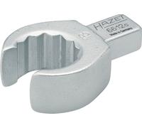 HAZET 6612C-18 Tête de clé à anneau ∙ ouverte ∙ Insert carré 9 x 12 mm ∙ Profil hexagonal double externe ∙ 18 mm