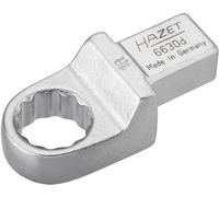 Hazet 6630D-18 Attache mâle polygonale carré femelle 14 x 18 mm/profil traction à 12 pans extérieurs Taille 18 longueur 64,3 mm