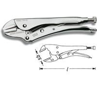 Hazet 753-10 Pince-étau droite à prisme 0 - 40 mm 250 mm