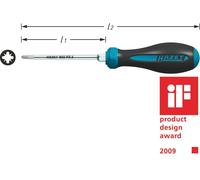 Hazet 802-PZ2 pour latelier Tournevis cruciforme PZ 2 Longueur de la lame: 100 mm DIN ISO 8764-1, DIN ISO 8764-2