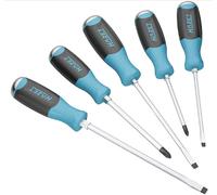 Hazet 811S/5 pour l'atelier Jeu de tournevis 5 pièces cruciforme Phillips, vis à fente