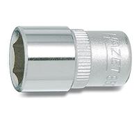 Hazet 850-13 Douille carré creux 6,3 mm/profil traction à 6 pans extérieurs Taille 13 longueur 25 mm