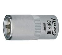 Hazet 850-E11 Douille carré creux 6,3 mm torx extérieur Taille E 11 longueur 25 mm