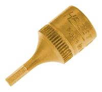 Hazet 8501-2.5 Douille mâle carré creux 6,3 mm/profil à 6 pans intérieurs Taille: 2,5