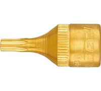 Hazet 8502-T27 Douille mâle carré creux 6,3 mm torx intérieur Taille T 27