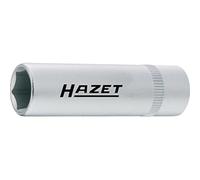 Hazet 850LG-10 Douille carré creux 6,3 mm/profil traction à 6 pans extérieurs Taille 10 longueur 50 mm
