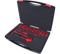 HAZET Jeu de clés à douilles 880-2 carré 3/8 (10 mm) profil traction 6 pans extérieurs 22 pièces