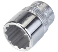 Hazet 880AZ-5/8 Douille carré creux 10 mm/profil traction à 12 pans extérieurs Taille 5/8 longueur 29.5 mm