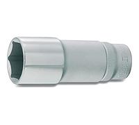 Hazet 880LG-13 Douille carré creux 10 mm/profil traction à 6 pans extérieurs Taille 13 longueur 54 mm